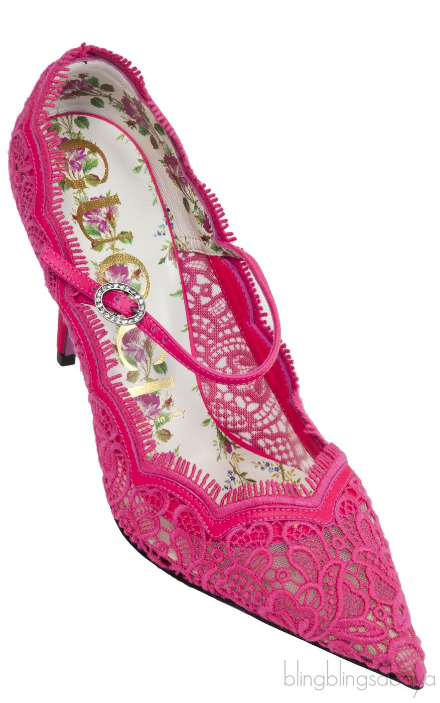 Pink Virginia Mary Jane Pumps
