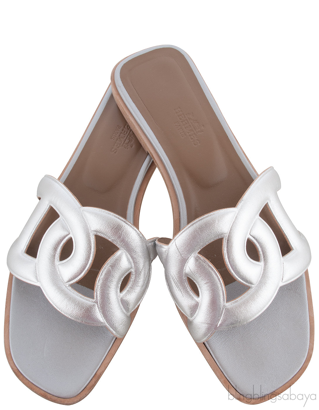 Omaha Silver Sandals