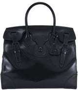 So Black Patent Soft Ricky Bag