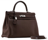 Kelly 35 Choco Brown Retourne PHW