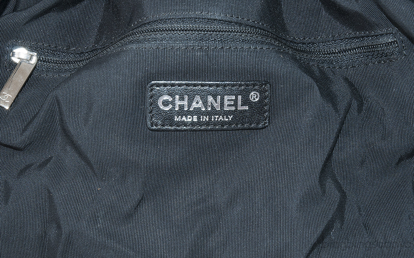 CC Off-white Drawstring Shopper Tote