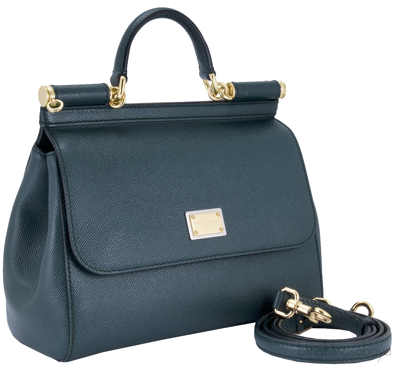 Miss Sicily Dauphine Medium Green Bag