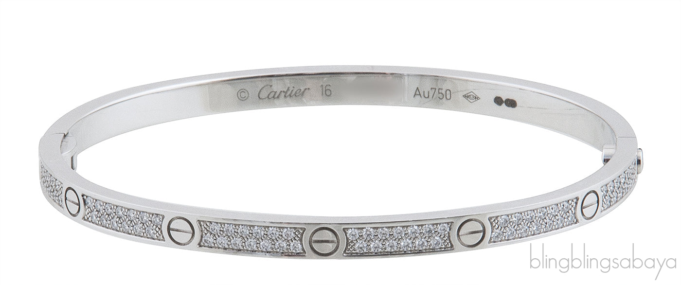 Love Pave Diamond Bracelet