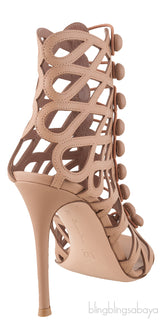 Nude Vendome Cage Sandals