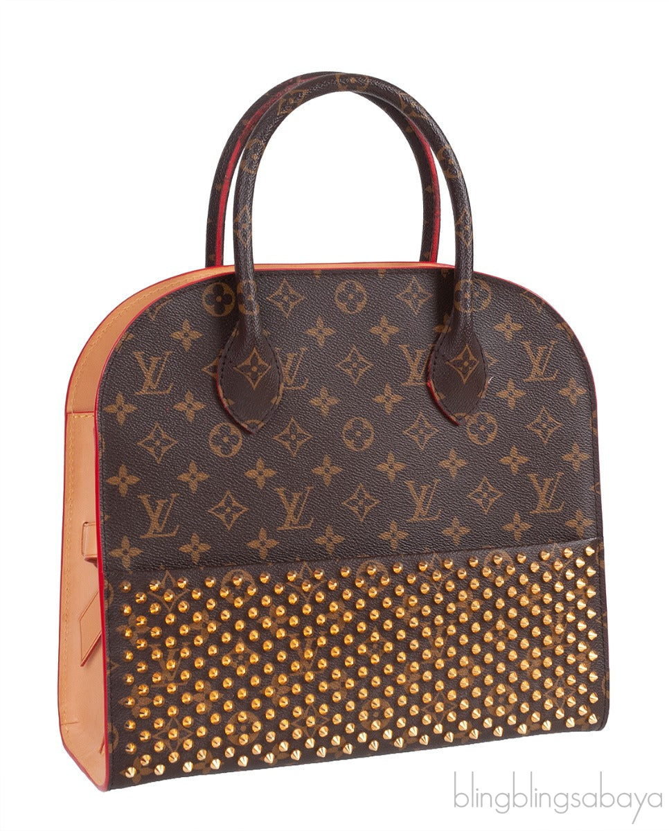 Monogram Pony Studded Shopping Bag