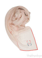 Beige Multicolor Trim CC Shawl