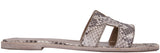 Oran Sandals Natural Python