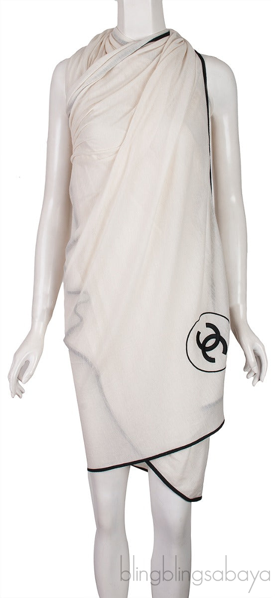 Bi-color CC Cashmere Shawl