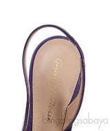 Purple PVC Slingback Pump