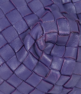 Purple Intrecciato Small Pouch