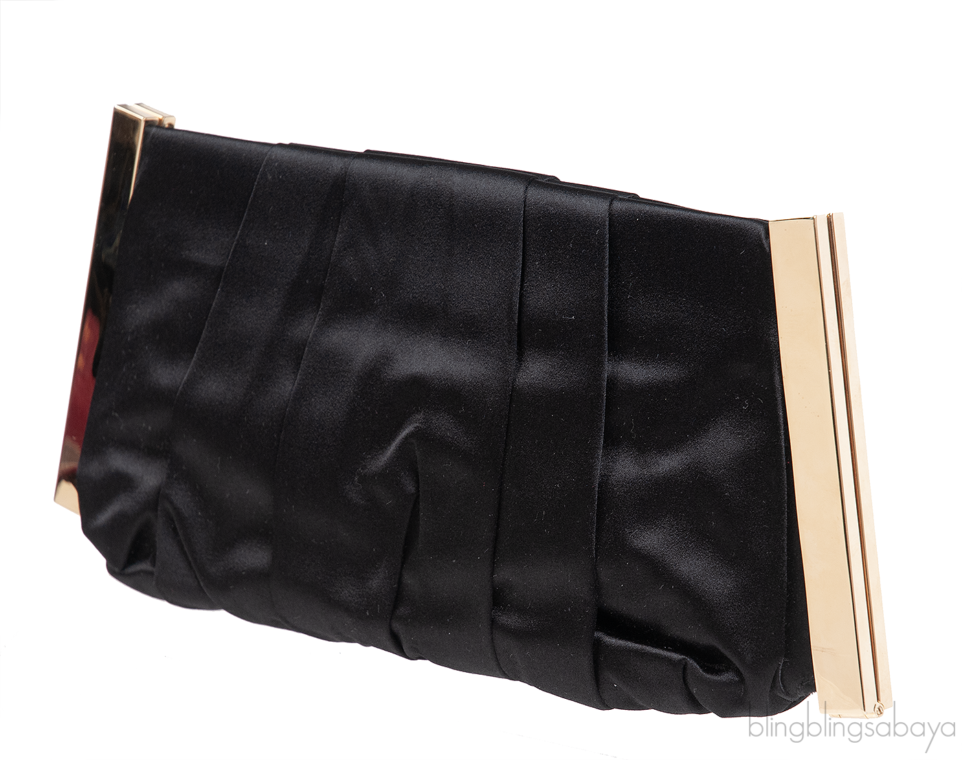 Dolce & Gabbana Miss Lady Black Satin Clutch