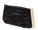Dolce & Gabbana Miss Lady Black Satin Clutch