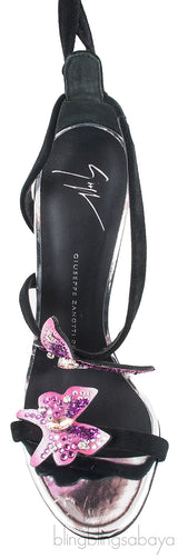 Mistico Butterfly Suede Leather Sandals
