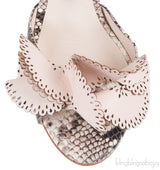 Python Slingback Heels
