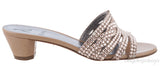 Galaxy Beige Heeled Sandals
