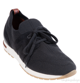 Loro Piana Black Flexy Walk Wish Wool Sneakers