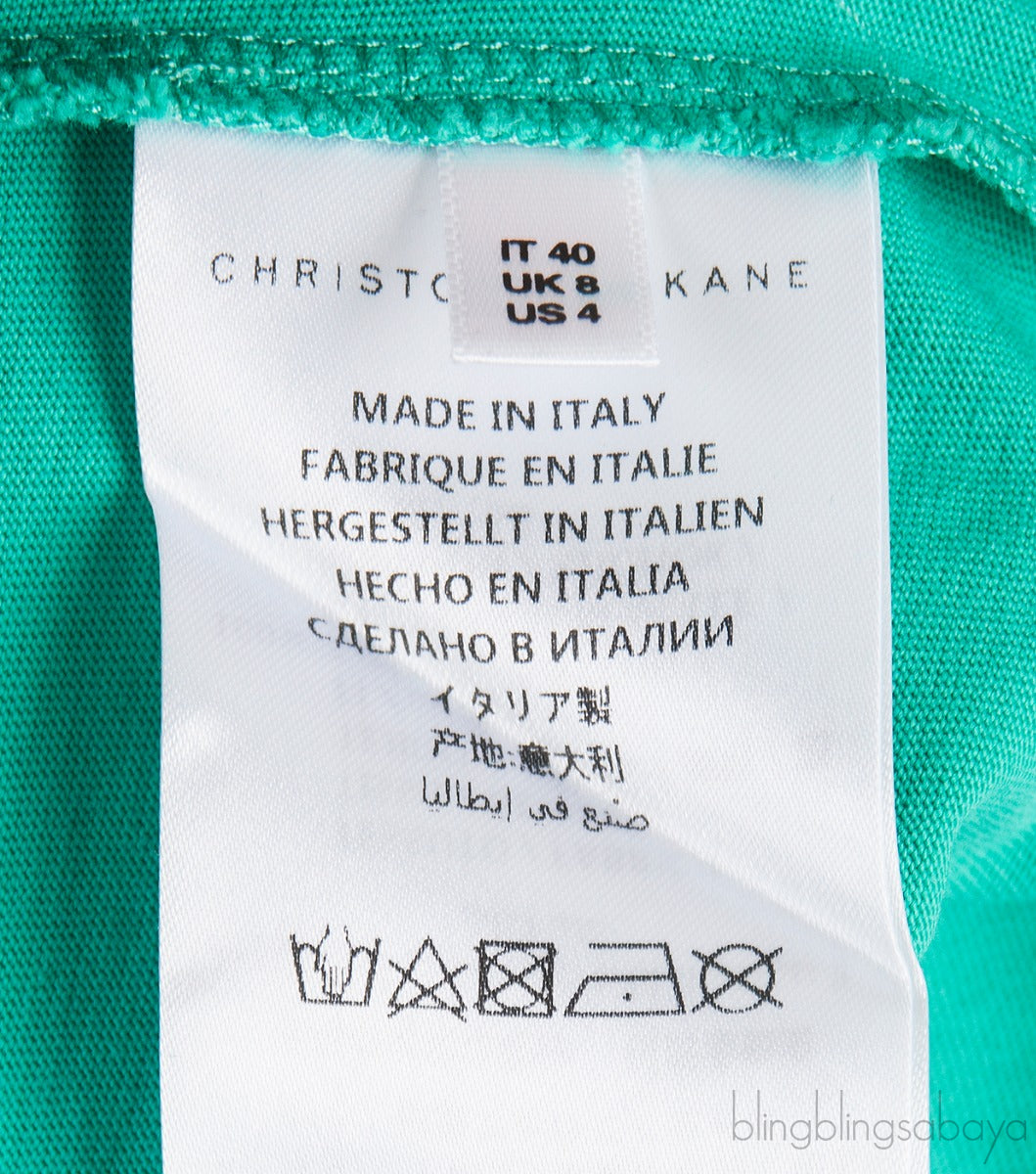 Green Cotton-jersey T-shirt Dress