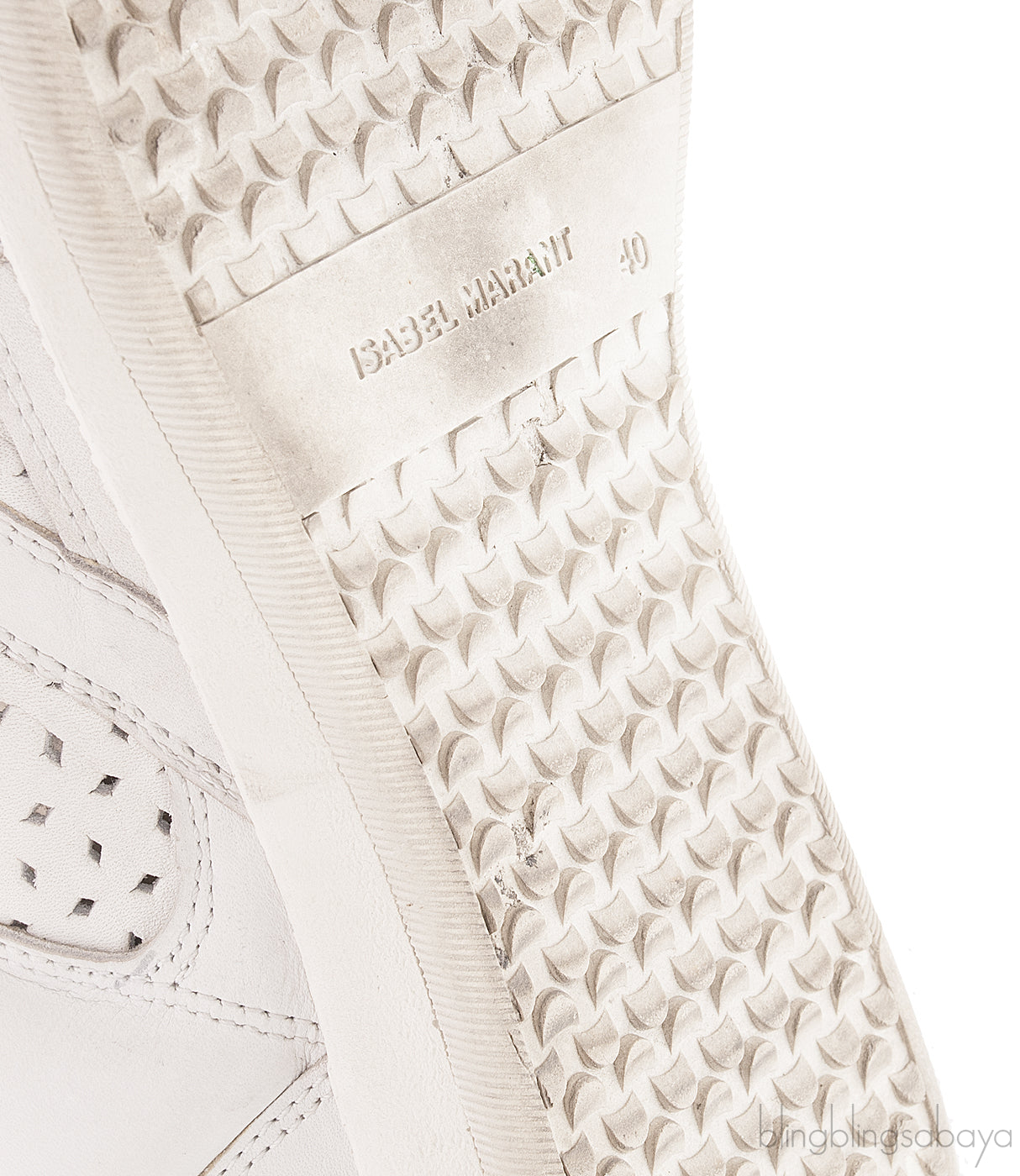 White Leather Bird Sneakers