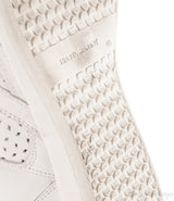 White Leather Bird Sneakers