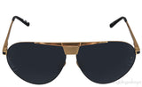 Linda Farrow LFL461 Black & Gold Aviator Sunglasses