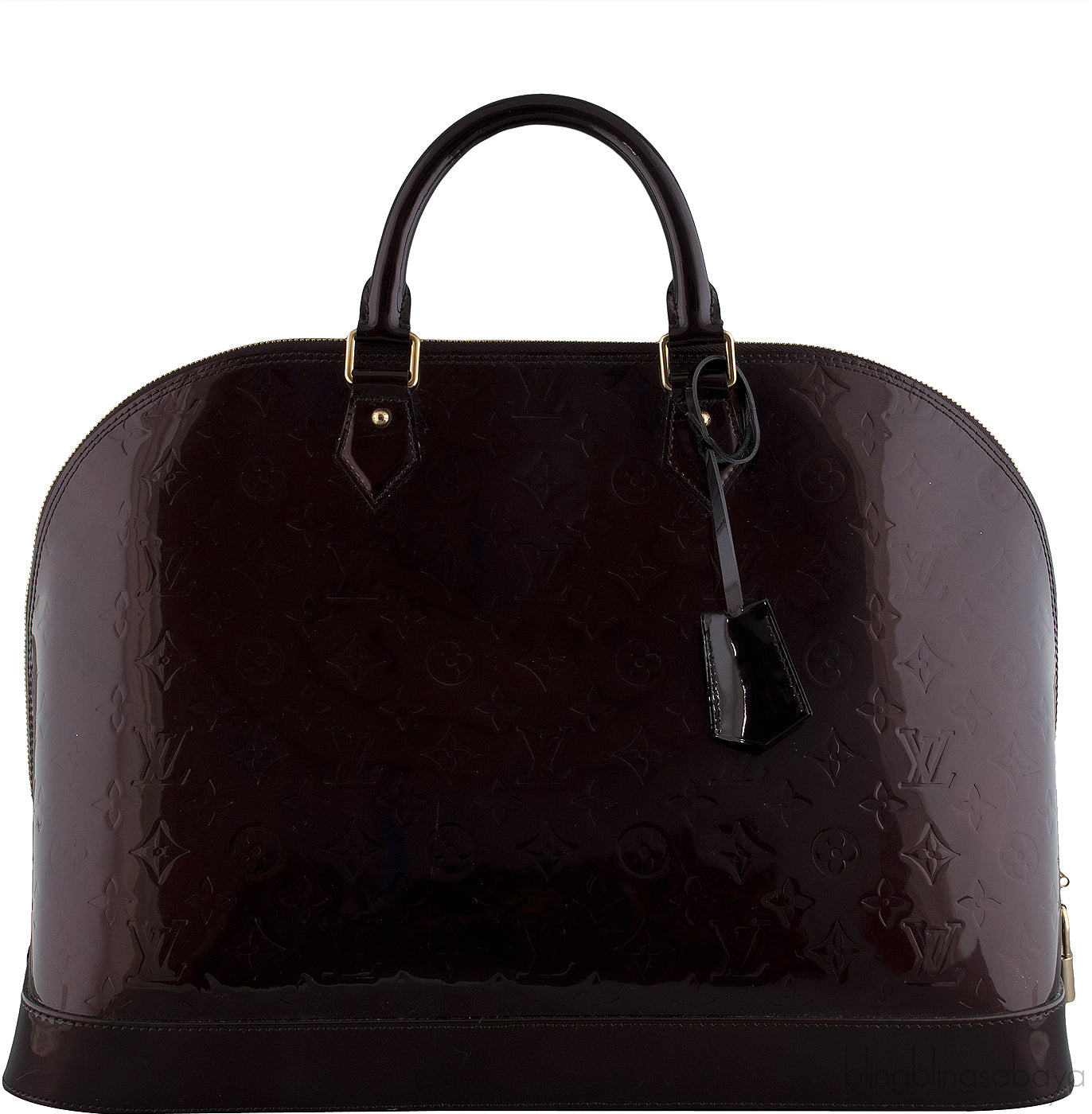 Louis Vuitton Alma Amarante Monogram Vernis XL Bag