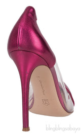 Metallic Purple PVC Plexi Pump