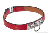 Hermes Rivale Mini Bracelet Chamkila Rouge Coeur PHW