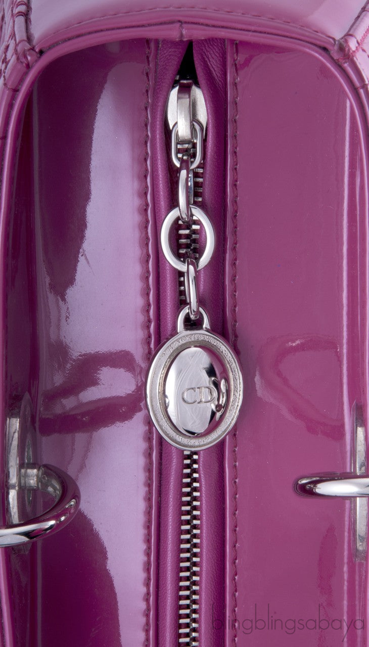 Patent Fuschia Pink Lady Dior