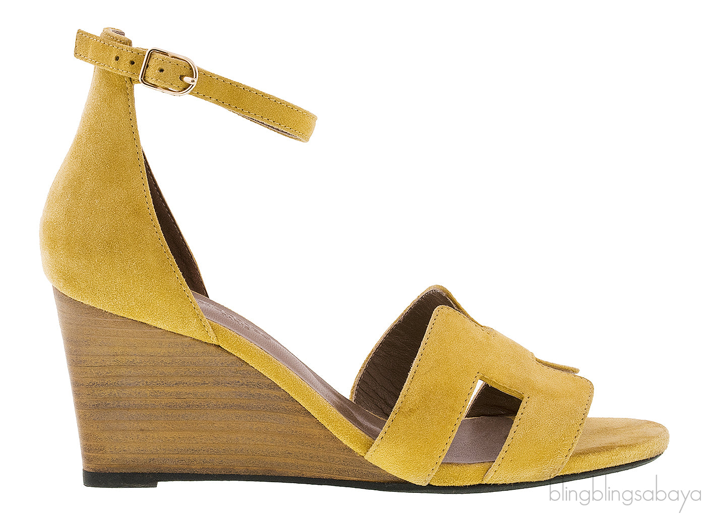 Mustard Legend Wedge Sandals