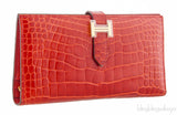 Geranium Bearn Crocodile Wallet