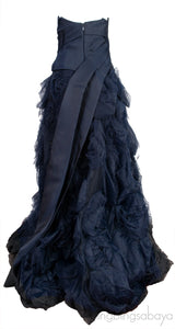 Midnight Blue Tube Gown