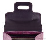 Saigon PM Purple Crocodile Bag