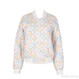 Hermes Chain D'ancre Printed Bomber Jacket