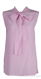 Pink Sleeveless Blouse
