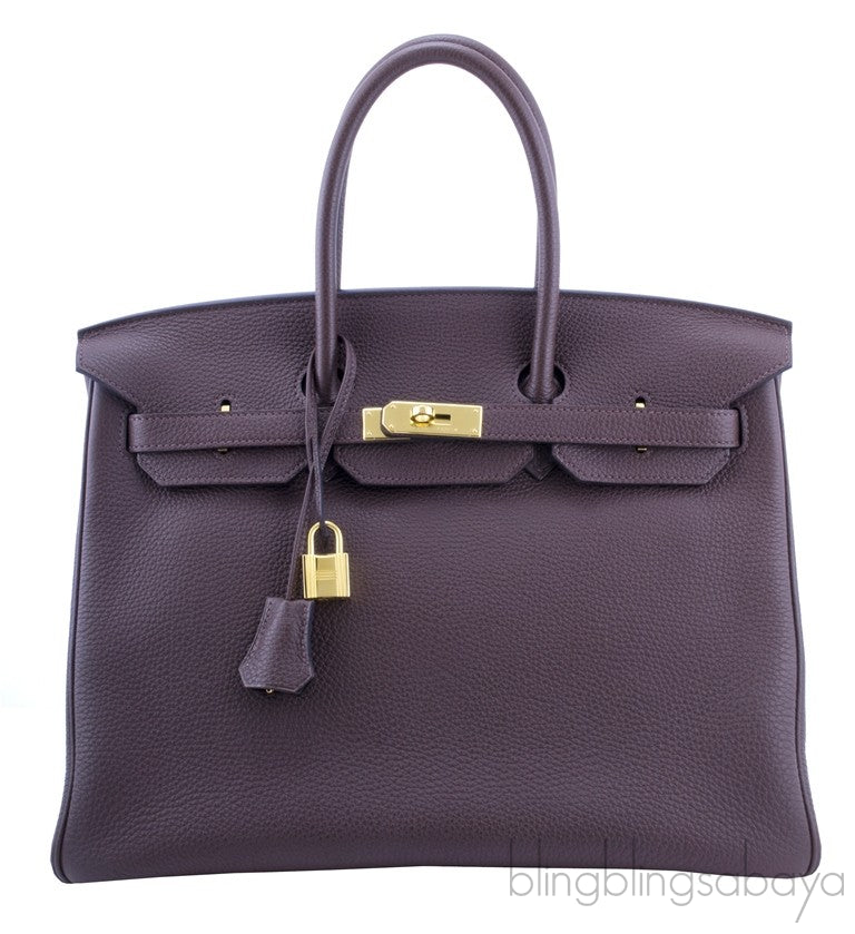 Birkin 35 Choco Brown Clem
