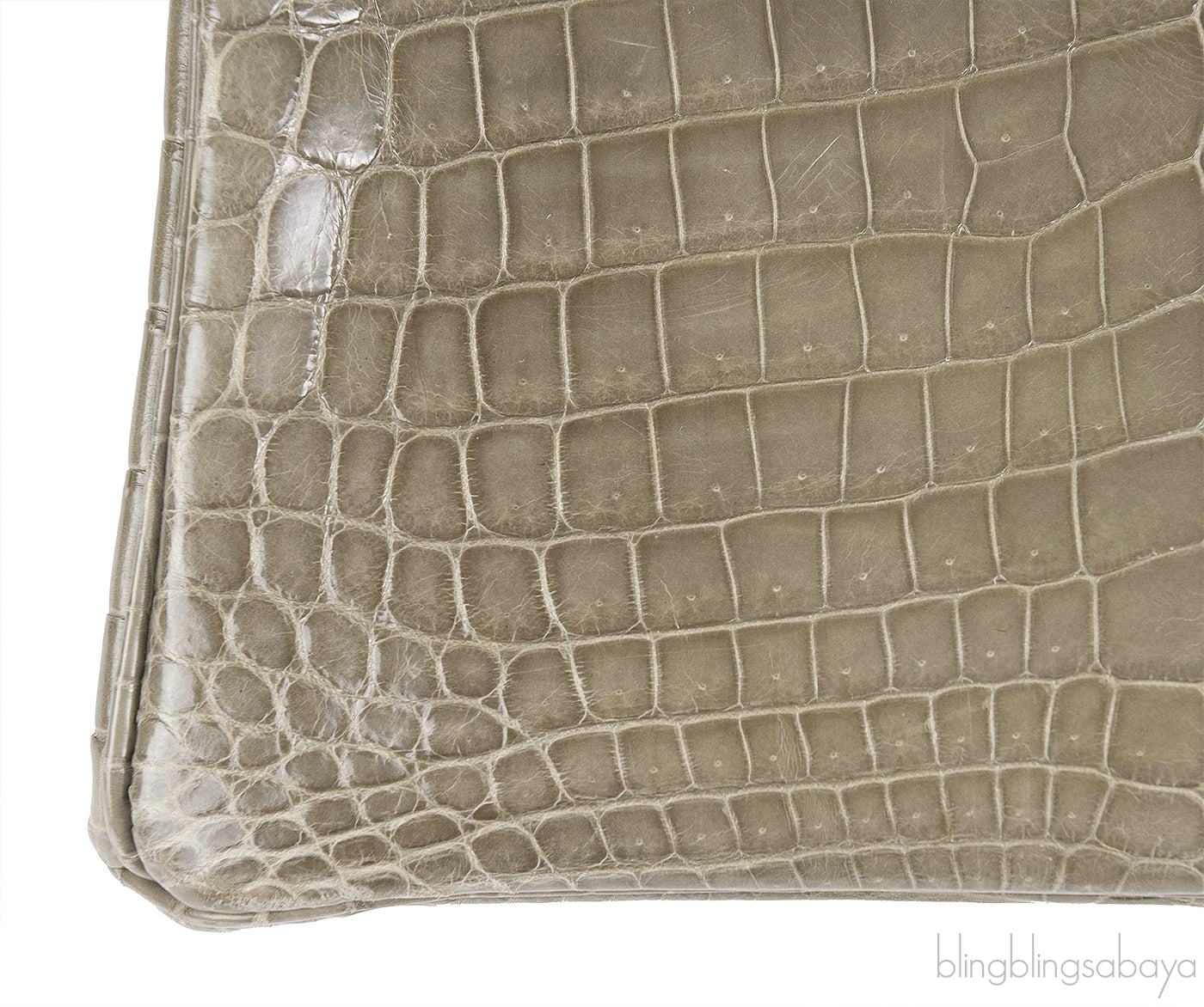 Hermes Birkin 25 Gris Tourterelle Crocodile GHW