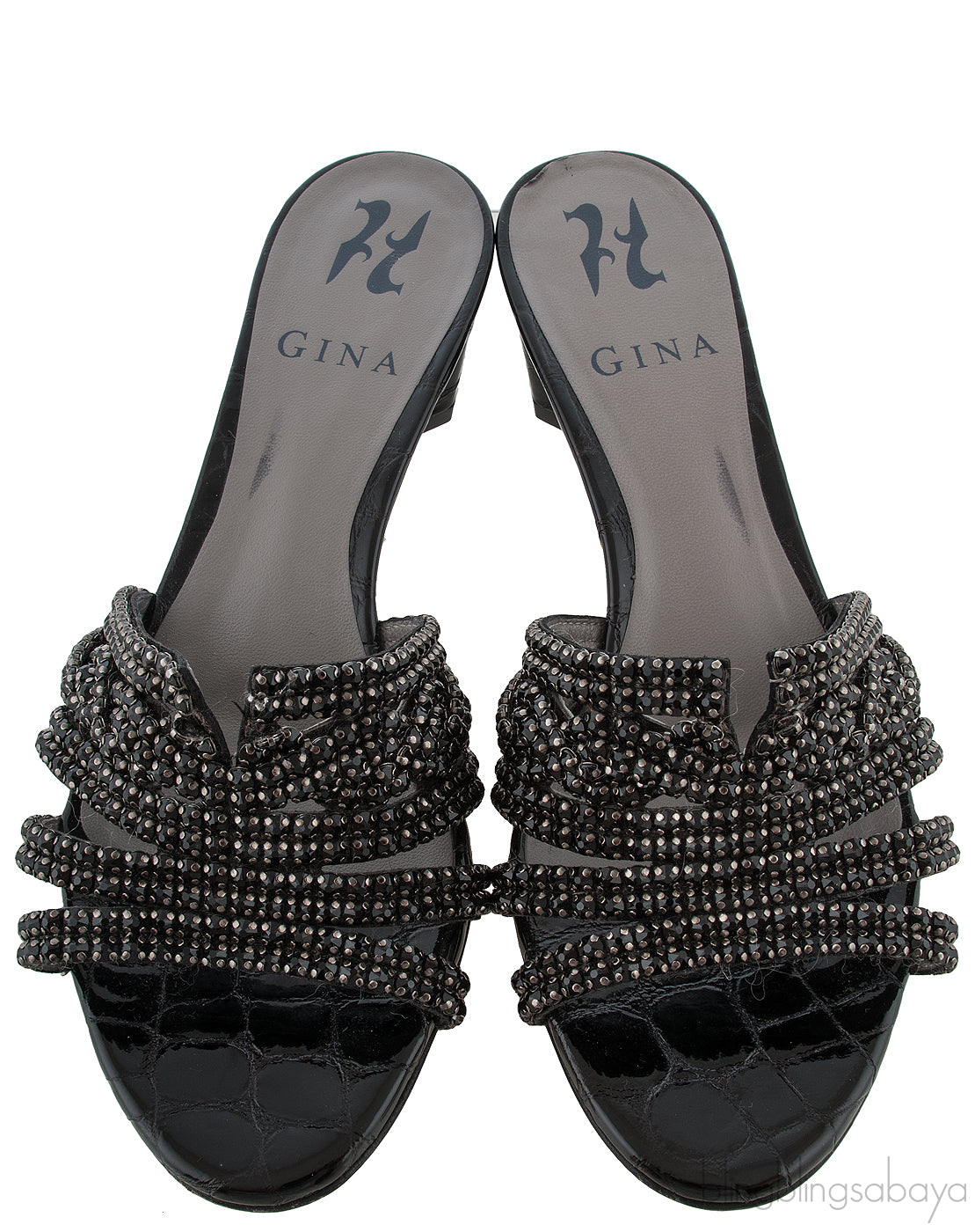 Galaxy Croc Embossed Sandals