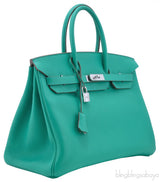Birkin 35 Mint Taurillon Clem