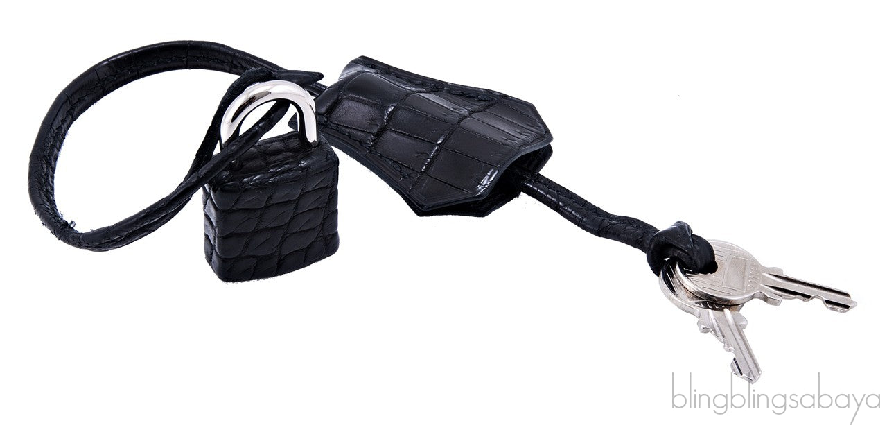 Birkin 30 Black Matte Nilo Croco