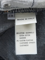 Bluemarine Blue Denim Glitter Jeans