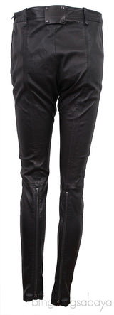 Black Leather Trouser