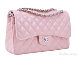 Jumbo CC Baby Pink Patent Flap
