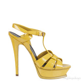 Yves Saint Laurent Patent Yellow Leather Tribute