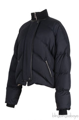 Hermes Reversible Black and Printed Bomber Jacket