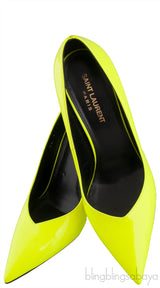 Neon Green Pointed Toe Heels