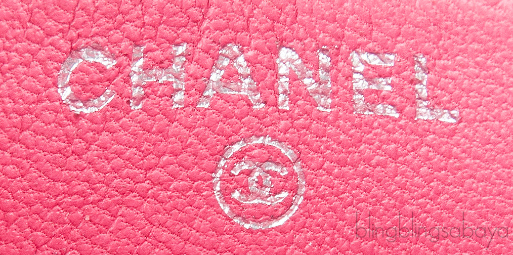 Red & Pink Quilted Cardholder