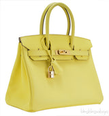 Birkin 30 Epsom Soufre