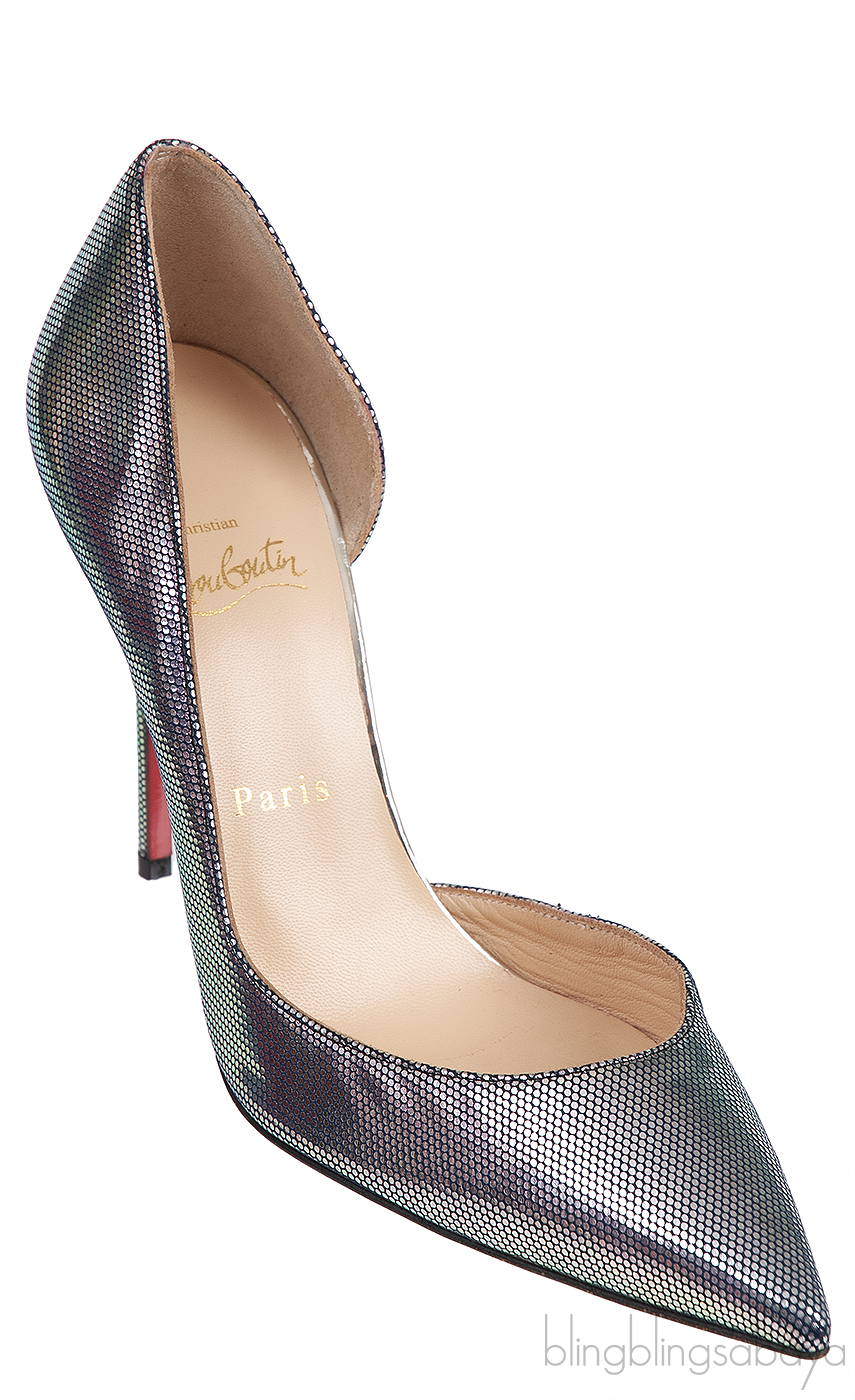 Silver Metallic Iriza Heels
