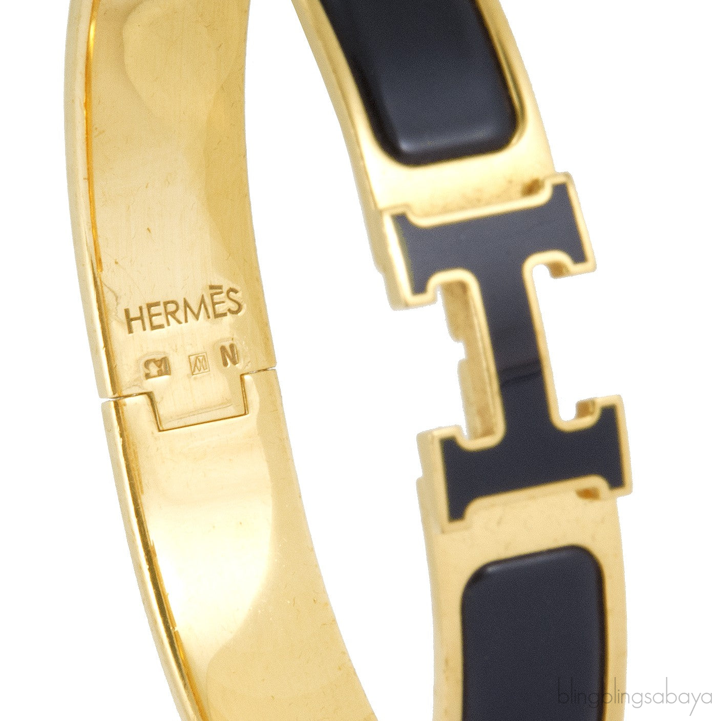 Clic Clac Black H Bracelet