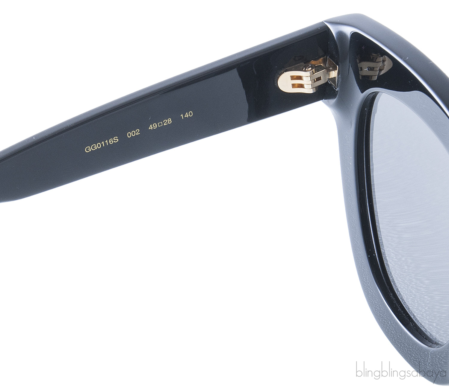Black GG0116S 002 Sunglasses